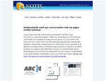 Tablet Screenshot of notis.nl